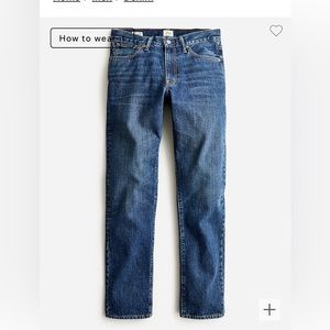 Men’s JCrew Jeans W36 L32 Athletic Tapered-fit